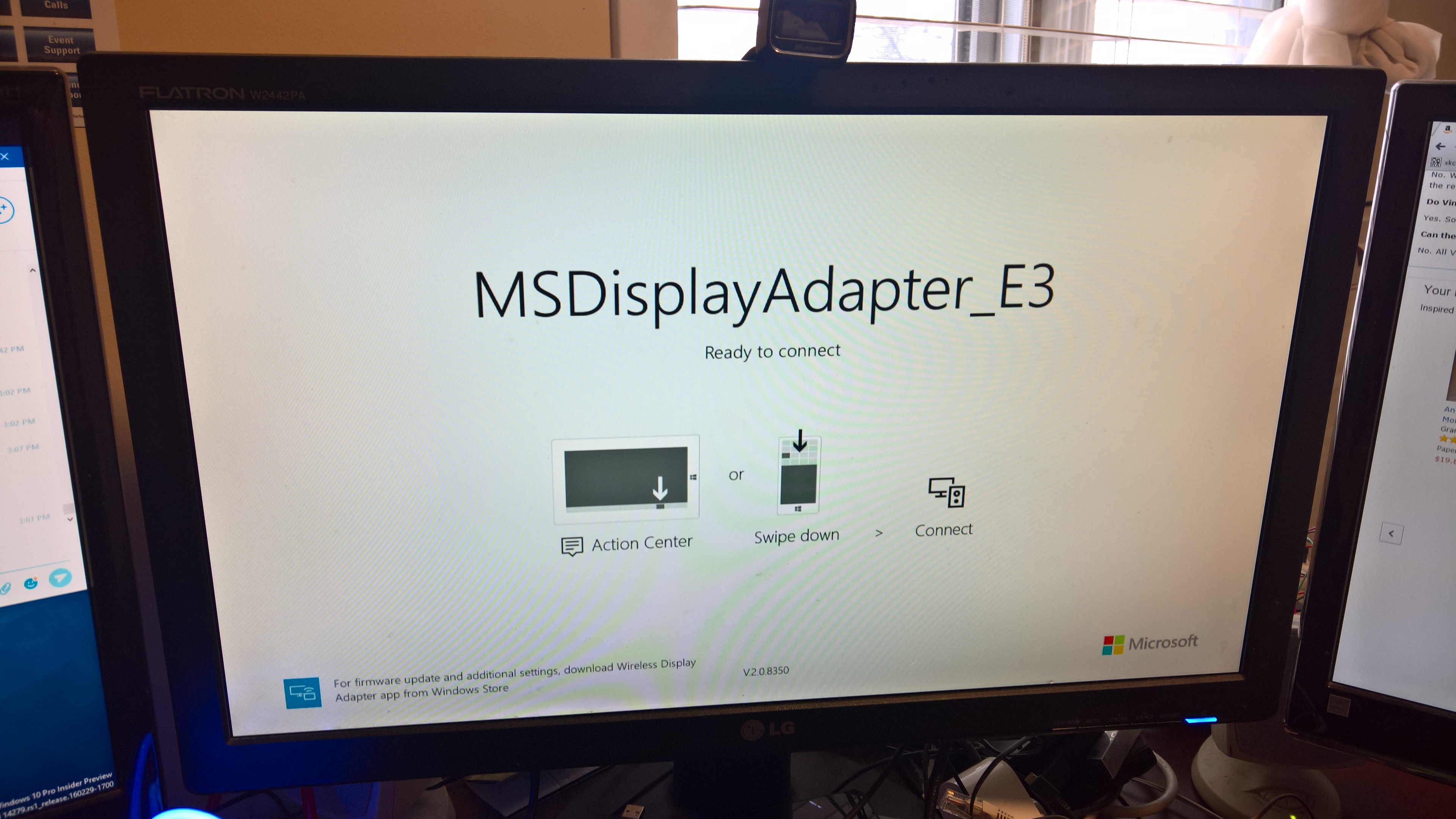 microsoft wireless display adapter windows 10